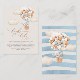 象バルーンベビーブックエンクロージャカード エンクロージャーカード