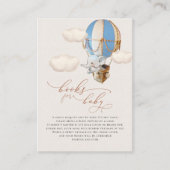 象バルーンベビーブックエンクロージャカード エンクロージャーカード (正面)