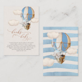 象バルーンベビーブックエンクロージャカード エンクロージャーカード