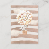 象バルーンベビーブックエンクロージャカード エンクロージャーカード (裏面)