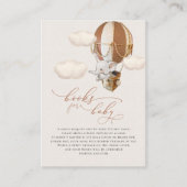 象バルーンベビーブックエンクロージャカード エンクロージャーカード (正面)