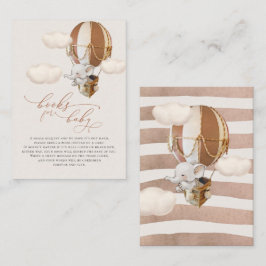 象バルーンベビーブックエンクロージャカード エンクロージャーカード