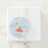 象パイロット誕生日メッセージカード フェイバータグ (インサイチュ)