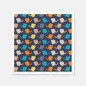 象パターン スタンダードカクテルナプキン (正面)