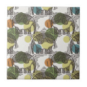 象パターン タイル (正面)