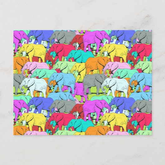 象パレードはがき ポストカード (正面)