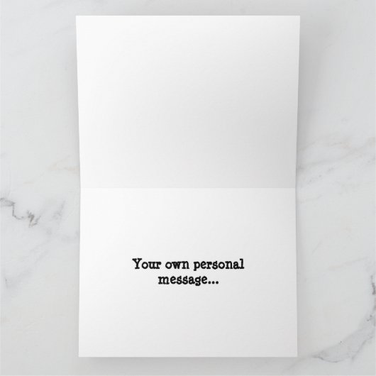 象パーソナライズされたとベビーの母の日札 カード (内部)