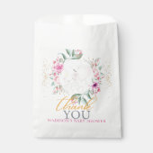 象パーソナライズされたエレガント女の子のシャワー フェイバーバッグ (正面)