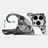 象パーソナライズされたダマスクiPhone 7ケース Case-Mate iPhoneケース (裏面 (横))