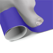 象パーソナライズされた象のクリスマス大玩具 ラッピングペーパー (ロールコーナー)