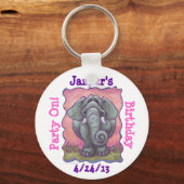 象パーティーセンター キーホルダー (正面)