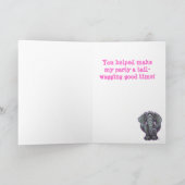 象パーティーセンター サンキューカード (内部)