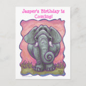 象パーティーセンター 案内ポストカード (正面)