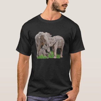 象ファミリー動物飼育員の動物学者サファ Tシャツ