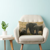 象ファミリー接着腰枕 ランバークッション (椅子)