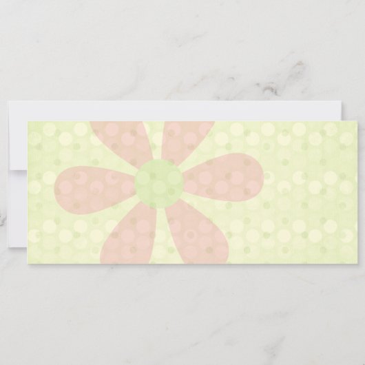 象ファンシー赤シャワー招待状 招待状 (裏面)