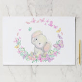 象フローラシャワー誕生日紙ランチョンマット ペーパーパッド (インサイチュ)