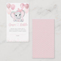 象フローラベビーシャワーおむつラッフル