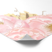 象フローラ赤ちゃんシャワー背景バナー ポスター (角)