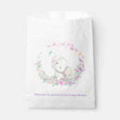 象フローラ赤ちゃんシャワー誕生日パーティー フェイバーバッグ (正面)