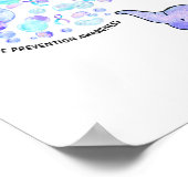 象ブルーパープルバルーン自殺防止A ポスター (角)