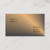 象プロファイルカード 名刺 (裏面)