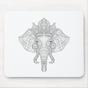 象ヘッドZendoodle マウスパッド