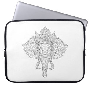 象ヘッドZendoodle ラップトップスリーブ