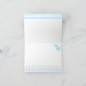 象ベビーサンキューブルーギンガム サンキューカード (内部)