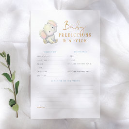 象ベビー予測とアドバイスシャワーゲーム