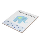 象ベビー誕生日 タイル (側面)