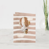 象ホットエアバルーン招待状 招待状 (裏面)