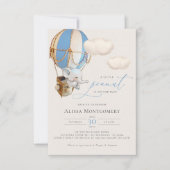 象ホットエアバルーン招待状 招待状 (正面)