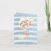 象ホットエアバルーン招待状 招待状 (裏面)