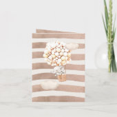 象ホットエアバルーン招待状 招待状 (裏面)