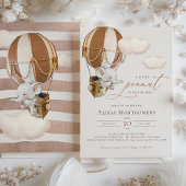 象ホットエアバルーン招待状 招待状