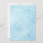 象ホットエアバルーン赤ちゃんシャワー招待状 招待状 (裏面)