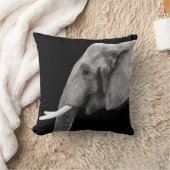 象ポートレートサファリアニマル クッション (ブランケット)