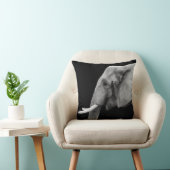 象ポートレートサファリアニマル クッション (椅子)