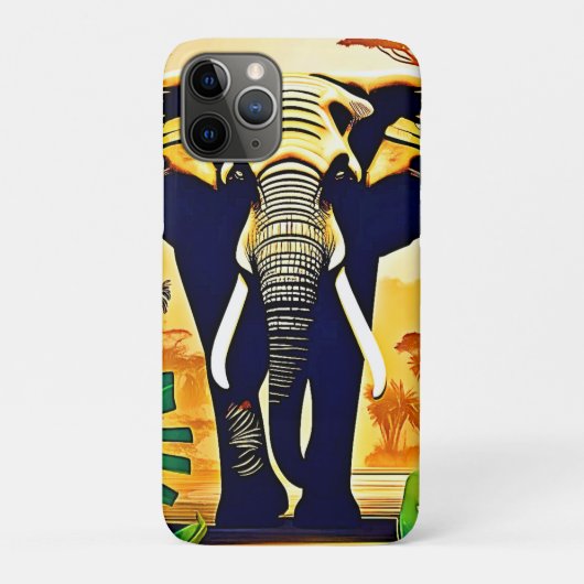 象ポートレートジャングルビュー Case-Mate iPhoneケース (裏)