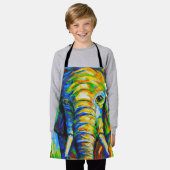 象ポートレートNo.4 エプロン (着用した状態)