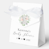 象モダンの緑の赤ちゃん フェイバーボックス (正面)