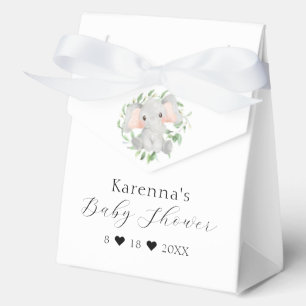 象モダンの緑の赤ちゃん フェイバーボックス