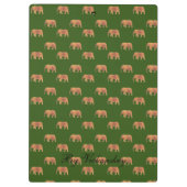 象モダンスタイリッシュの紋様 クリップボード (裏面)