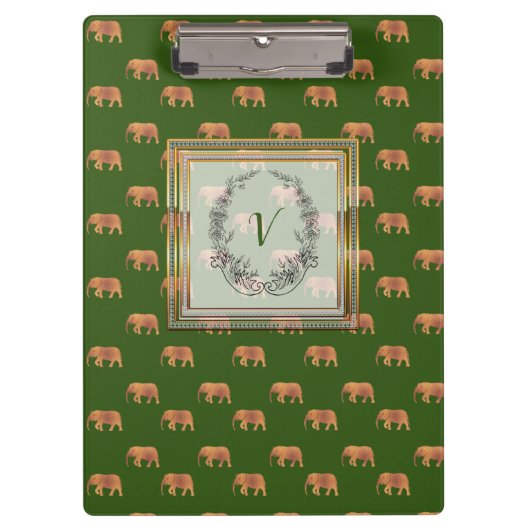 象モダンスタイリッシュの紋様 クリップボード (正面)