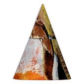 象モダン油塗装抽象芸術 パーティーハット (左)