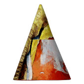 象モダン油塗装抽象芸術 パーティーハット (右)