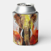 象モダン油塗装抽象芸術 缶クーラー (缶裏面)