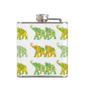 象ユニークお洒落紋美術グラフィッククール フラスク (裏面)