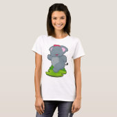 象ランナー ランニング スポーツ Tシャツ (正面フル)